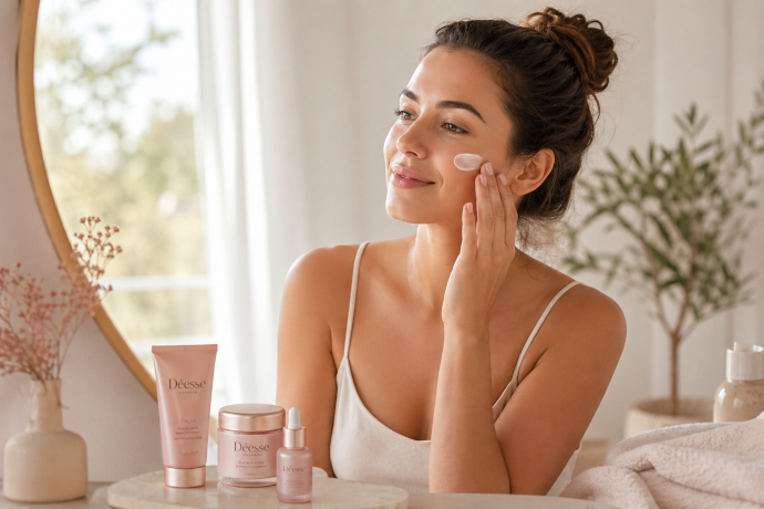 Déesse Kosmetik und Hautpflege Routine